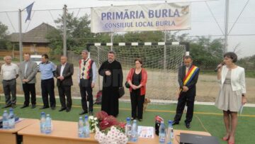 Școală nouă și bază sportivă ultramodernă, în comuna Burla