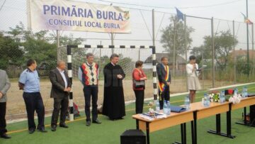 Școală nouă și bază sportivă ultramodernă, în comuna Burla