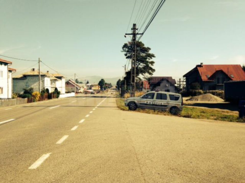 Macheta autospecialei cu radar de la Poiana Stampei