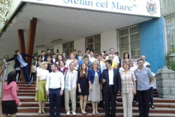 Sanda-Maria Ardeleanu, la deschiderea anului școlar la Liceul “Ștefan cel Mare” din Chișinău
