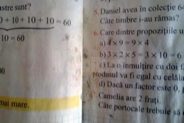 Elevi de clasa a III-a au primit manuale cu mucegai