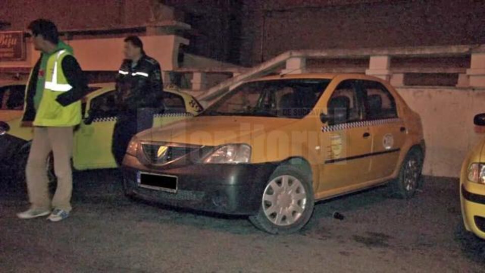 Taxiul pe care lucra tânărul agresat