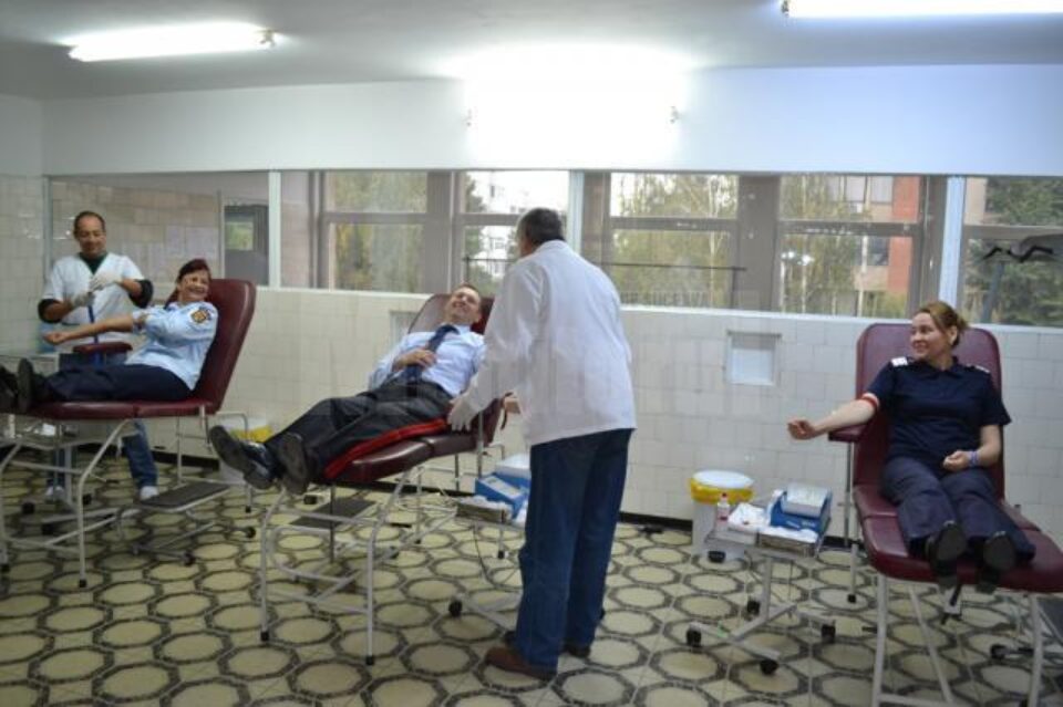 Pompierii suceveni au donat sânge