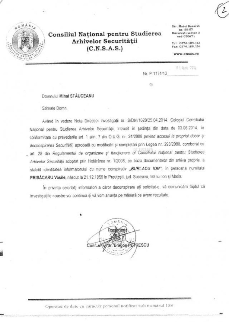 Viceprimarul din Liteni și-a turnat cu sârg la Securitate colegii de serviciu și cunoscuții Viceprimarul din Liteni și-a turnat cu sârg la Securitate colegii de serviciu și cunoscuții