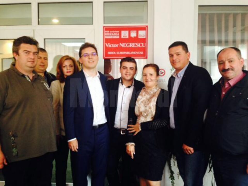 Europarlamentarul Victor Negrescu și-a deschis un cabinet în sediul Organizației Județene Suceava a PSD