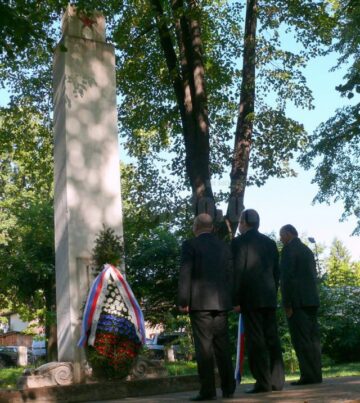 Eveniment comemorativ în Cimitirul ostașilor sovietici din municipiul Fălticeni