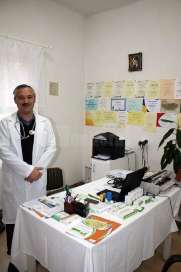 Medicul de familie în cabinetul ce funcționează la dispensarul din Falcău