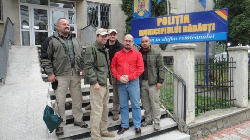 Oaspeți americani, în vizită la Poliția municipiului Rădăuți