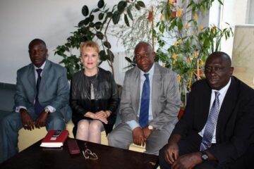 Profesorii din Senegal alături de Sanda Maria Ardeleanu