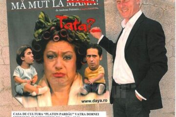 Spectacolul de teatru „Mă mut la tata?”, la Vatra Dornei