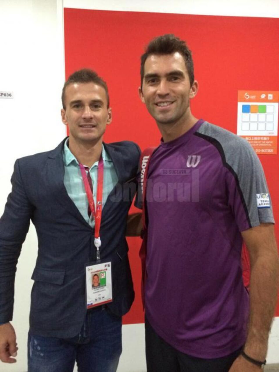 Lucian Goian l-a felicitat personal pe Horia Tecău pentru victoria de la Beijing