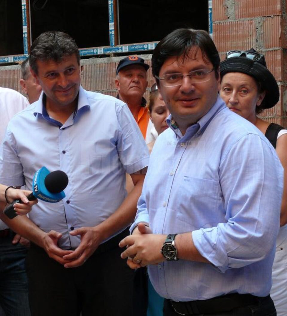 Primarul Gheorghe Cătălin Coman și ministrul Sănătății, Nicolae Bănicioiu