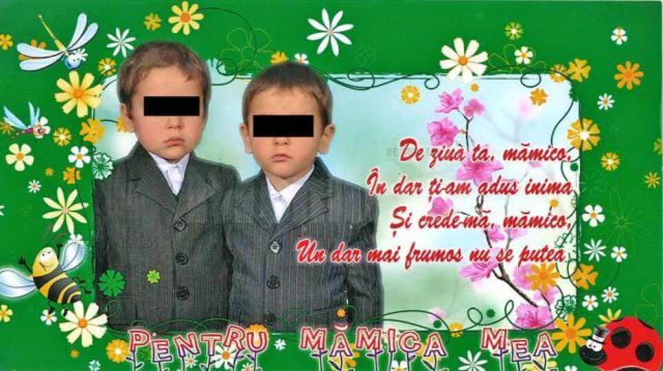 Cei doi băieți care sunt crescuți de tată