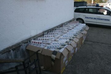 20.000 de pachete de țigări de contrabandă, confiscate în weekend