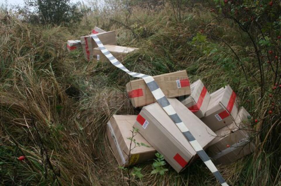Weekend cu împușcături și aproape 20.000 de pachete de țigări de contrabandă confiscate