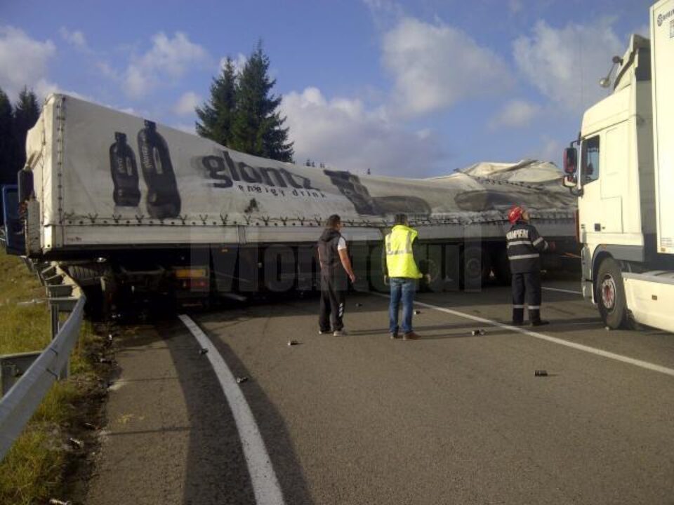 Autotrenul care a blocat traficul