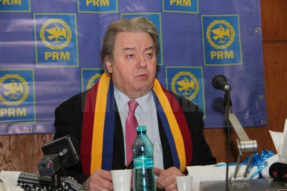 Candidatul PRM pentru funcția de președinte al României, Corneliu Vadim Tudor