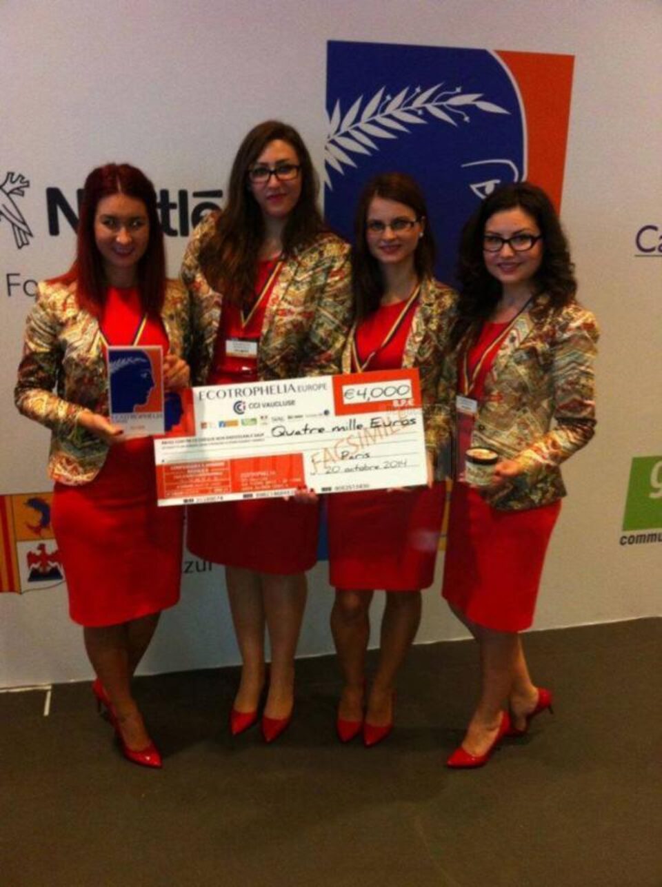 Echipa care a câștigat „Ecotrophelia de argint”