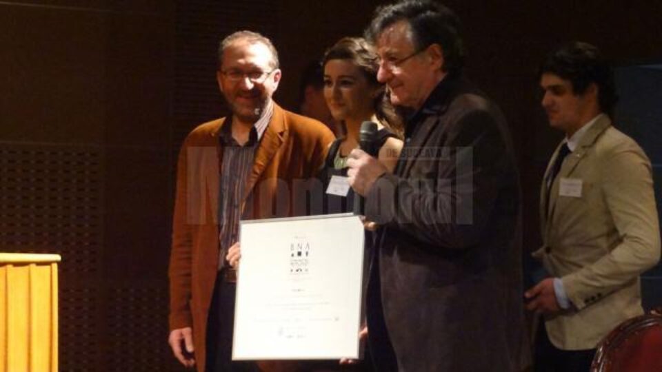 Arhitectul Constantin Gorcea la festivitatea de premiere