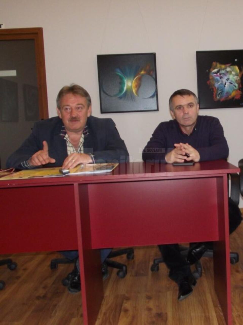 Primarul Marius Ursaciuc și directorul festivalului, Mihai Mardare