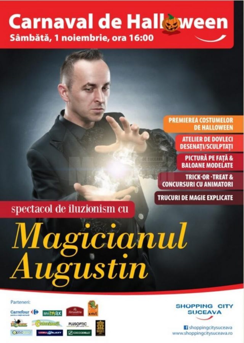 Carnaval de Halloween, la Shopping City Suceava