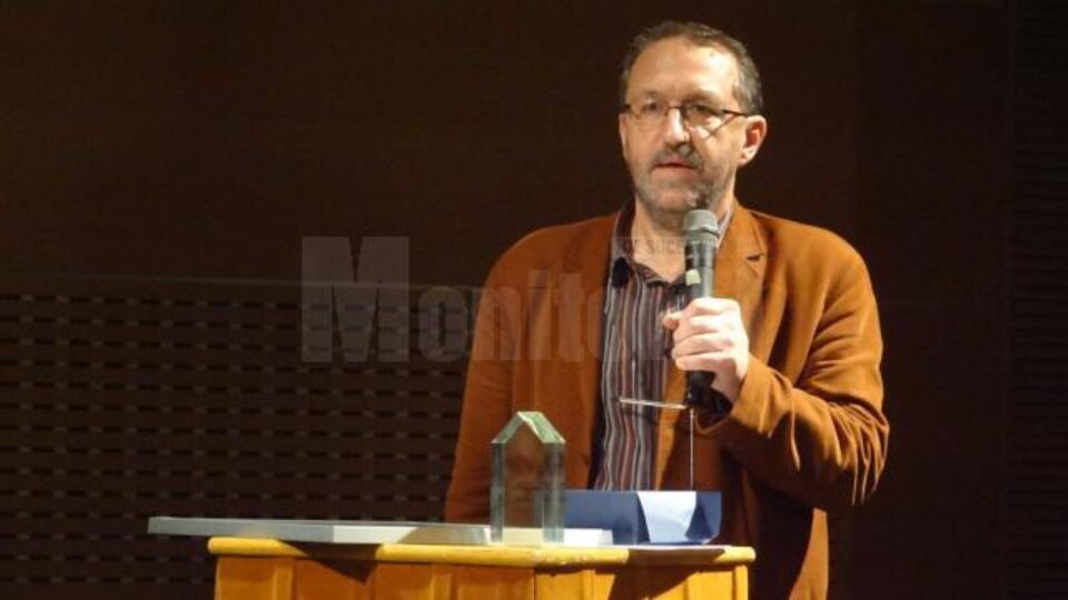 Arhitectul Constantin Gorcea la festivitatea de premiere