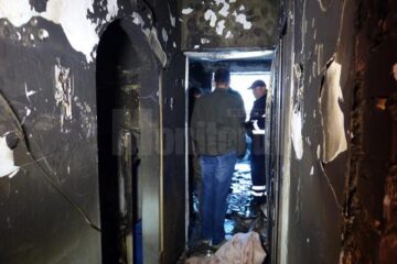 În urma cercetărilor la fața locului, pompierii au stabilit că a fost vorba de o acțiune intenționată