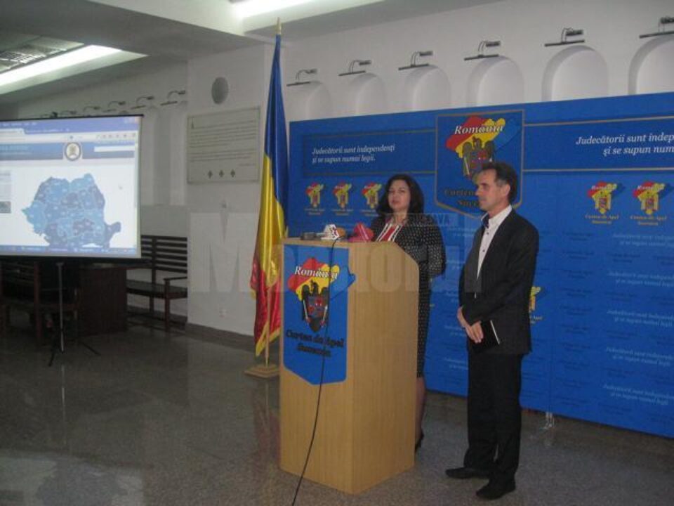 Conferința de presă de la Palatul de Justitie