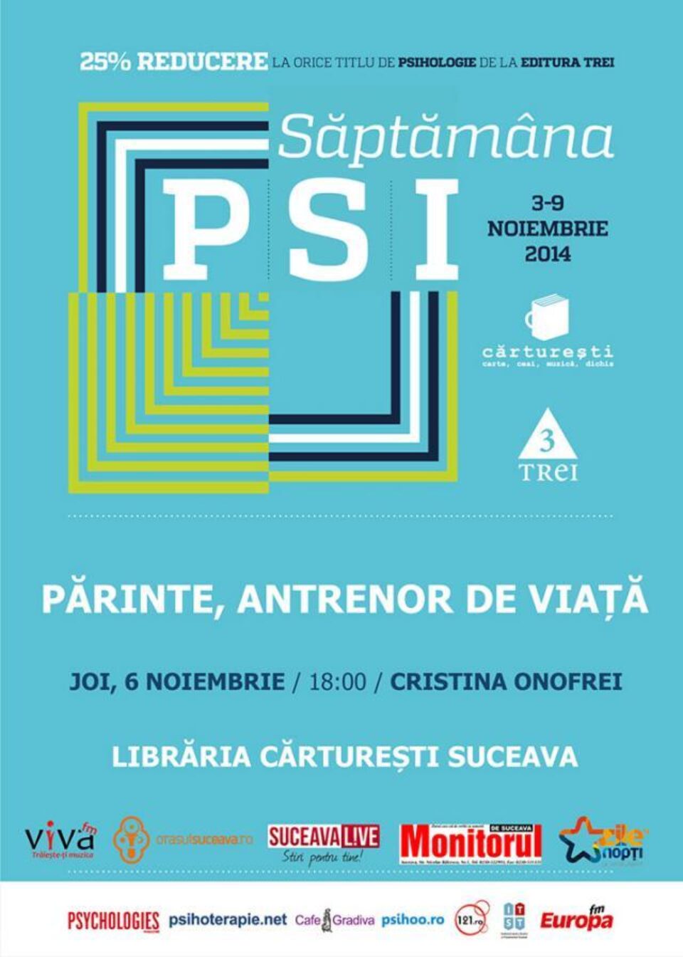„Săptămâna PSI”, la Librăria Cărturești