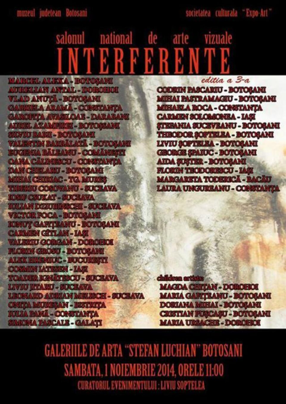 Artiști suceveni la Salonul Național de Arte Vizuale „Interferențe”