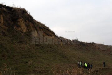 Râpa în care a căzut în gol adolescentul