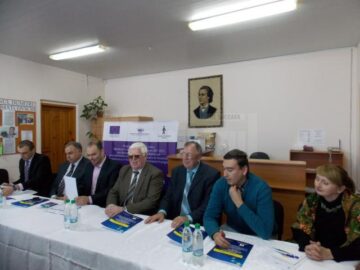 Conferinta Chisinau pentru Proiectul Transfrontalier ”Consolidarea relațiilor de comunicare între nevăzătorii din regiunea transfrontalieră”