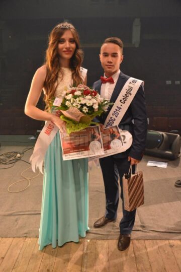 Maria Dumitrescu și Claudiu Candrea au fost desemnați Miss și Mister Boboc 2014