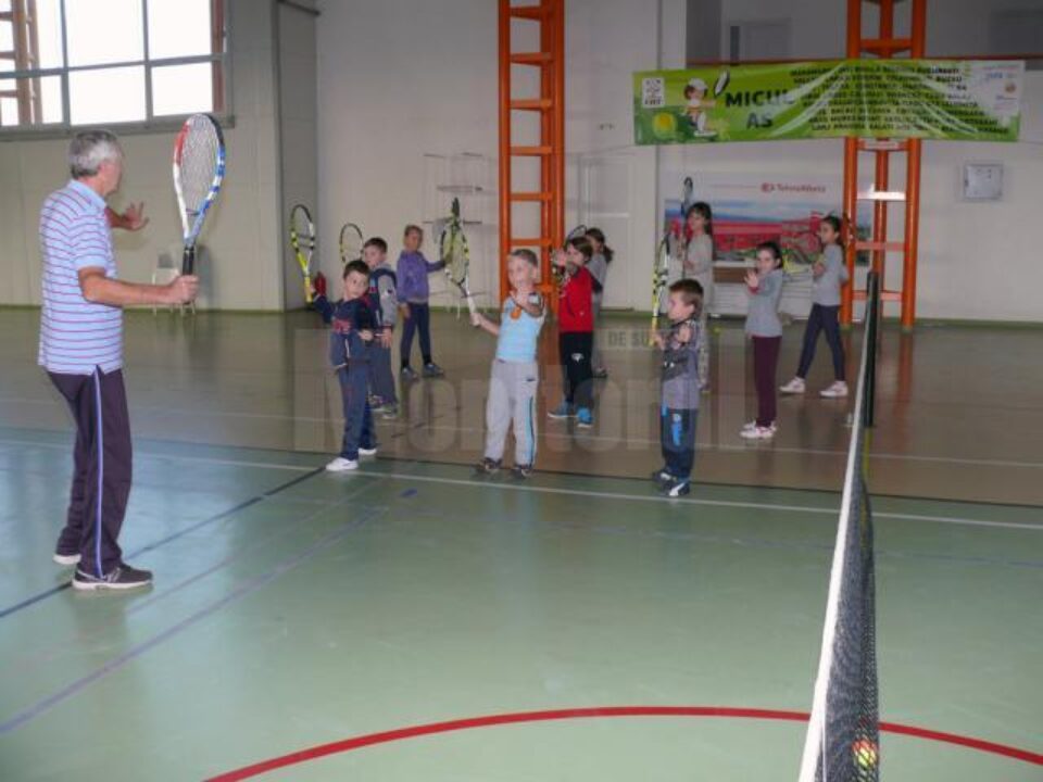 Programul „Micul as în tenis” atrage tot mai mulți copii