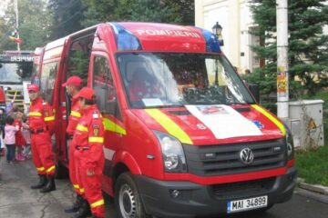 Detașamentul de pompieri Suceava a intervenit cu două autospeciale și o ambulanță SMURD