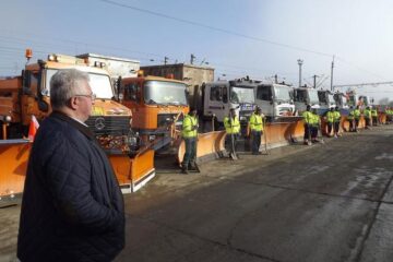 Primarul Ion Lungu a inspectat flota Diasil de intervenție pe străzi pe timp de iarnă