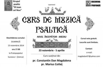 Curs de muzică psaltică