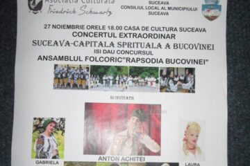 Concert extraordinar „Suceava – capitala spirituală a Bucovinei”