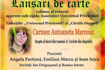 Lansarea cărților „Șoapte și tăceri din toamnă” & „Cuvinte din clepsidră”