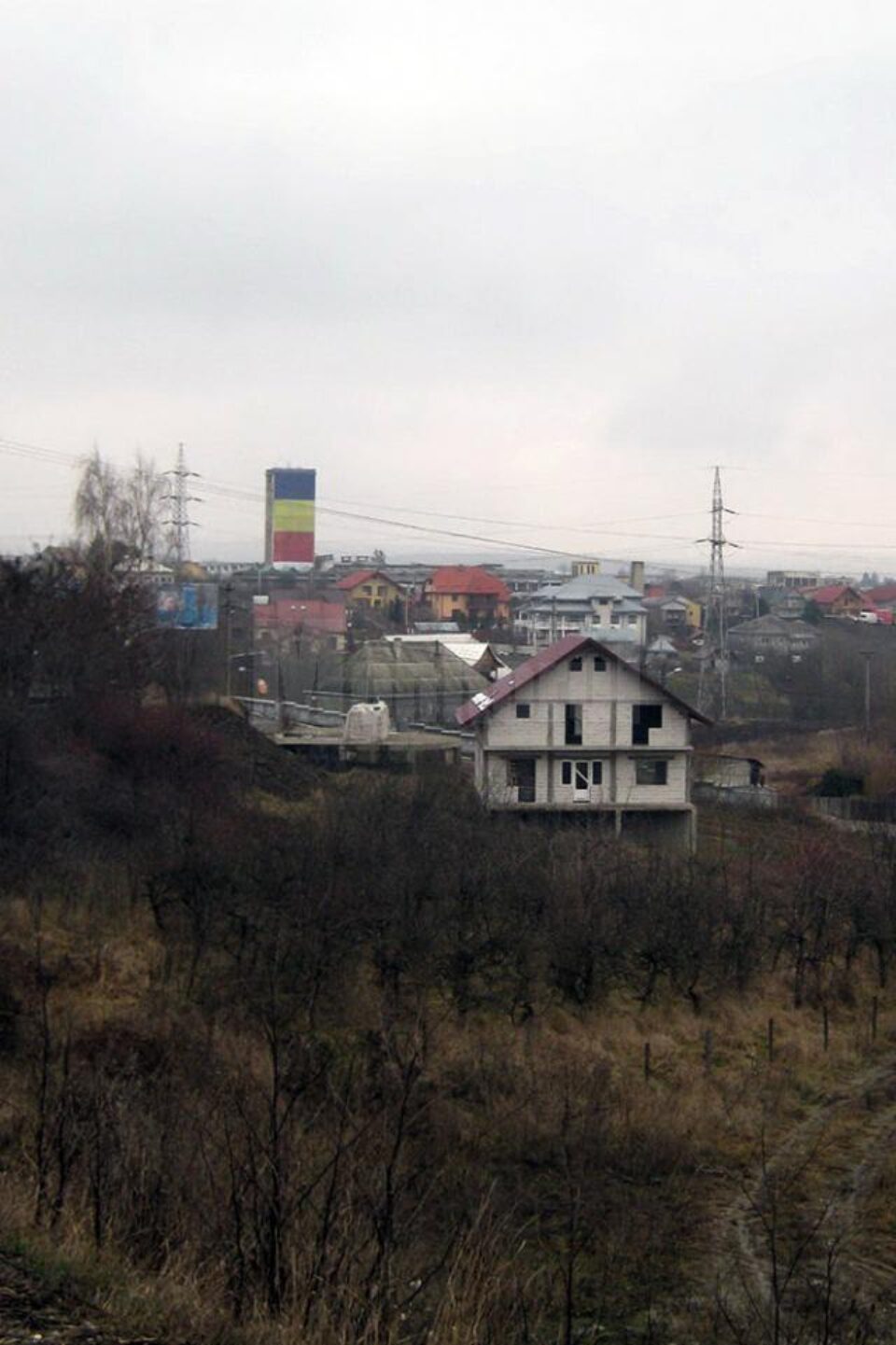 Drapelul văzut de pe DN 2