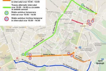 Restricții rutiere în Suceava, de Ziua Națională
