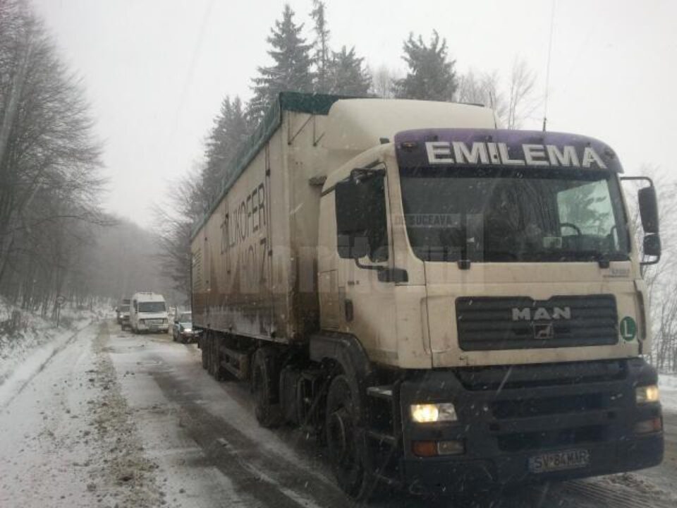 Trafic greu la Ilișești