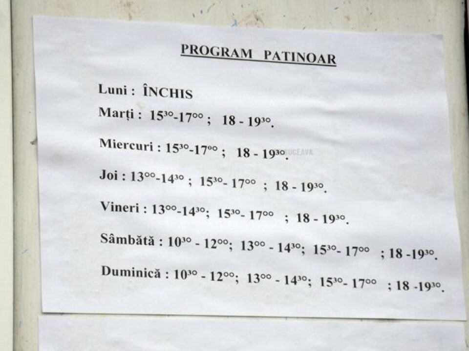 Ziua Națională a României, sărbătorită pe gheață de mii de suceveni