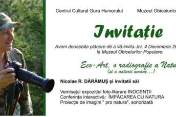 „Eco-Art, o radiografie a Naturii (și a naturii umane...)”
