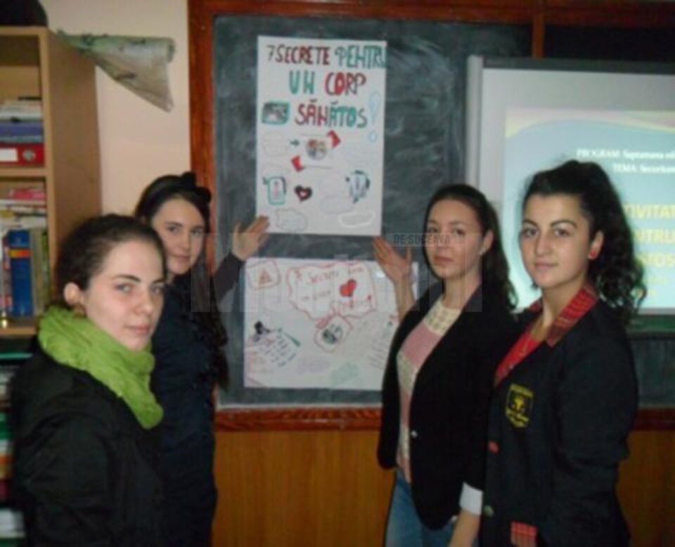 Proiect privind importanța unei alimentații sănătoase, demarat la Colegiul „Petru Mușat”