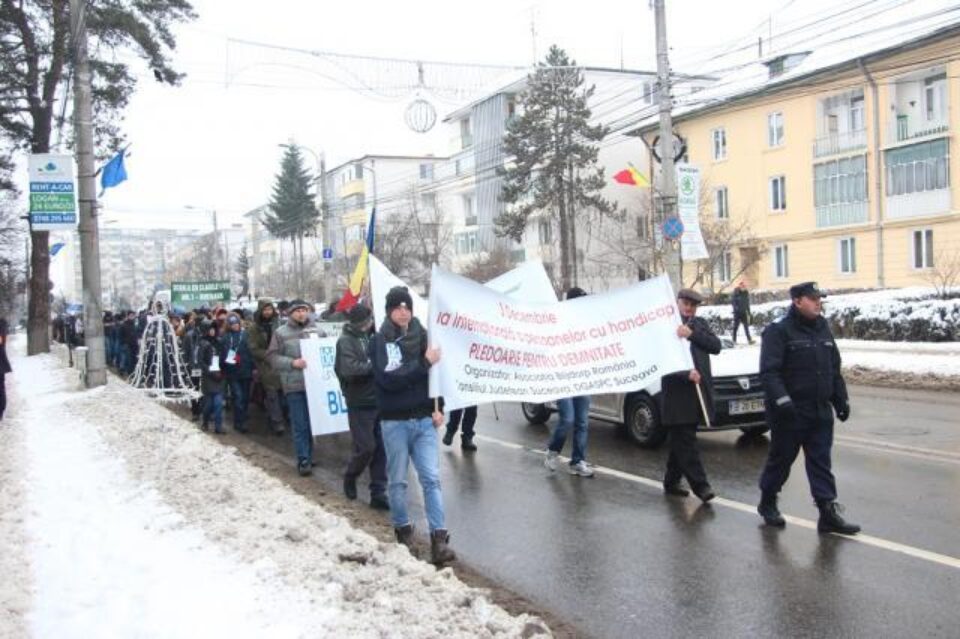 Marșul „Pledoarie pentru demnitate”, pe străzile Sucevei
