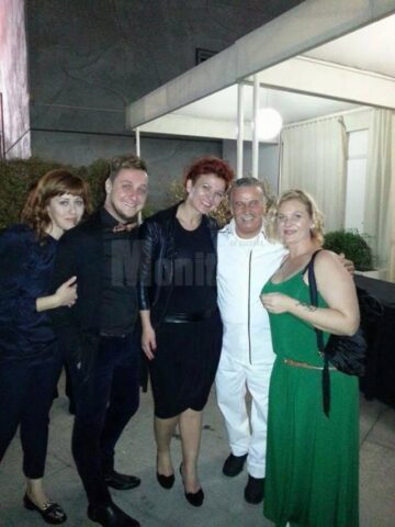 Suceveanca Elena Ciubotar (dreapta) lângă Juan Juan, fondatorul J Beverly Hills