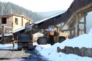 Concasarea minereului pentru extracția cuprului