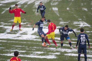 În ciuda terenului înghețat, fotbaliștii suceveni au prestat un joc consistent, care i-a dus către victorie
