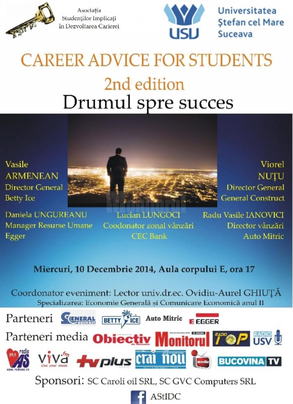 Antreprenori și manageri suceveni conferențiază la USV